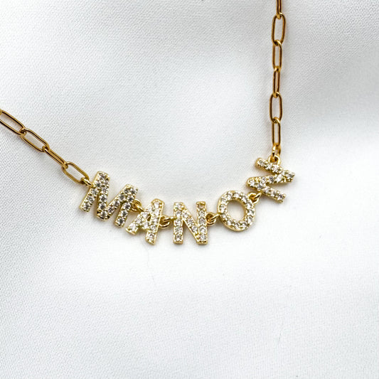 Collier Name 2 doré